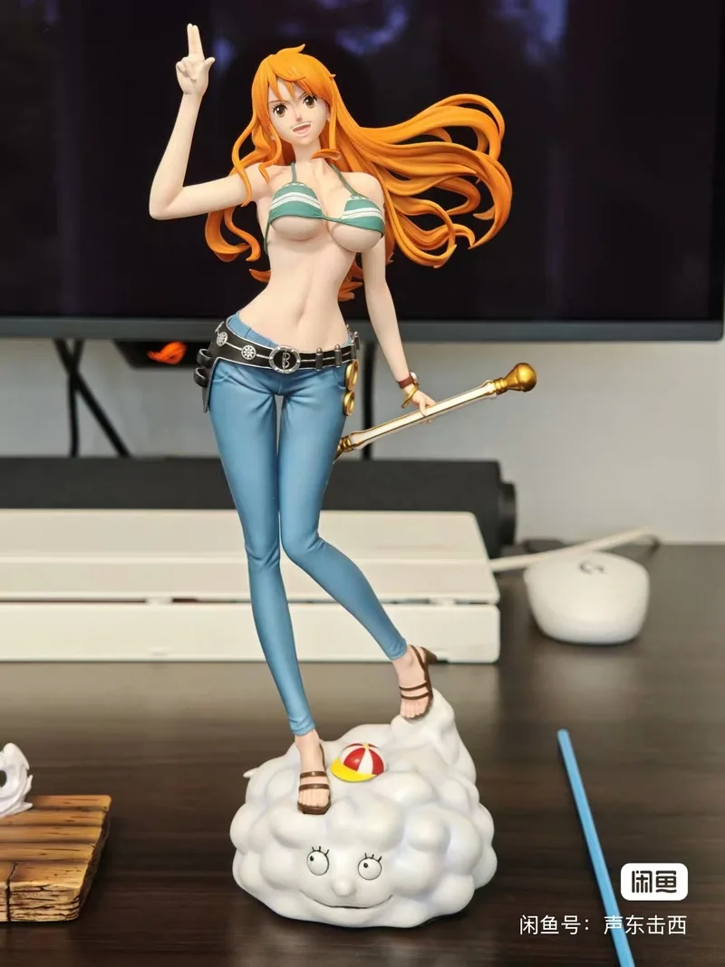 One Piece Anime 25cm C2 Nami Figure Two Years Later Beautiful Girl Pvc Model Statue Female Resonance Collectible Toys Gifts - Image 3