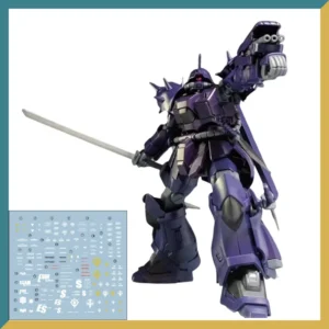 WMH JMS Hg 1/144 Ms-08tx Efreet Night Battle Assembled Model Double Blade Bracket Water Paste Figures Model Toy Collection Gift