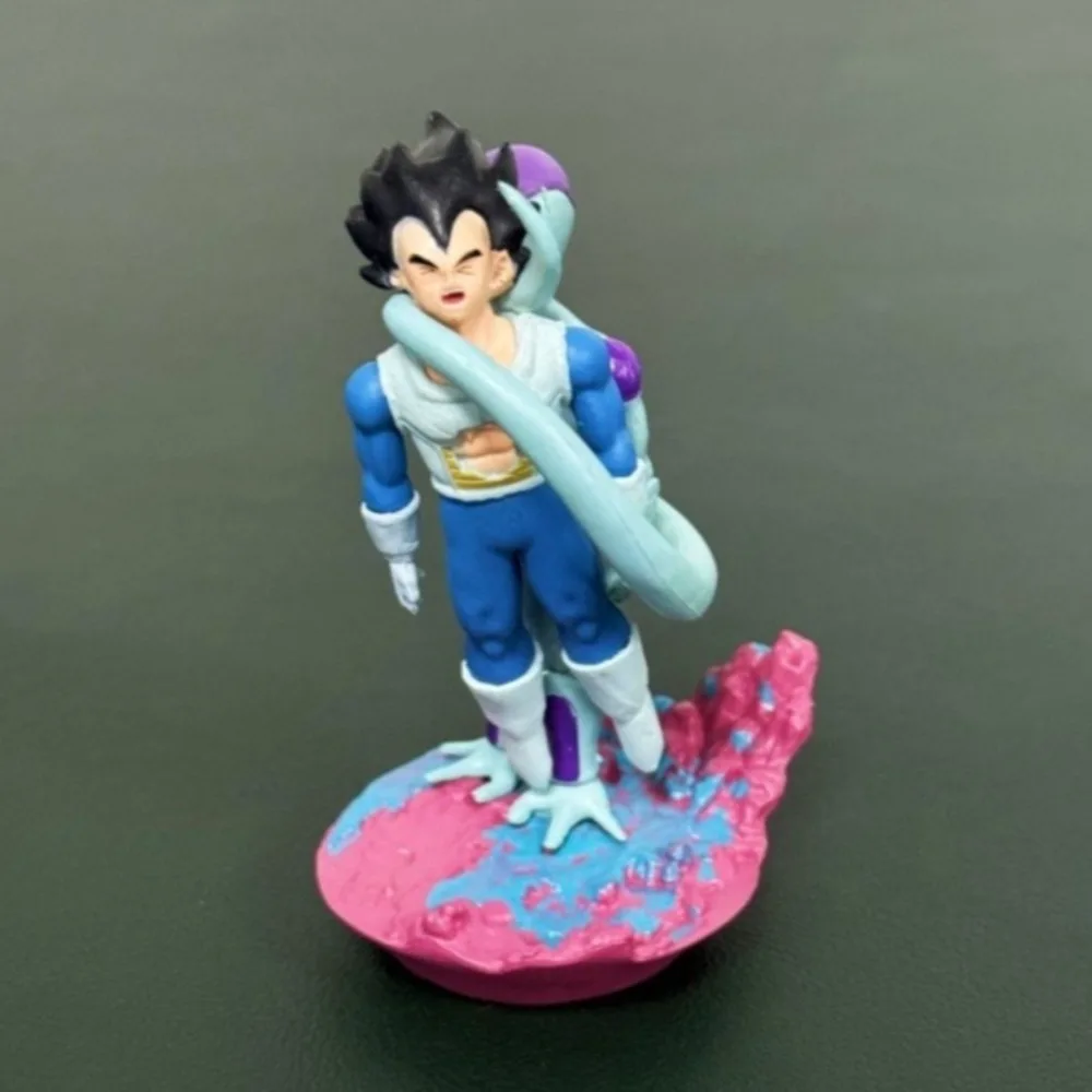 9.5cm/3.74in Anime Dragon Ball Figure Frieza and Vegeta Action Figures Pvc Collection Model Toys for Childre Gifts