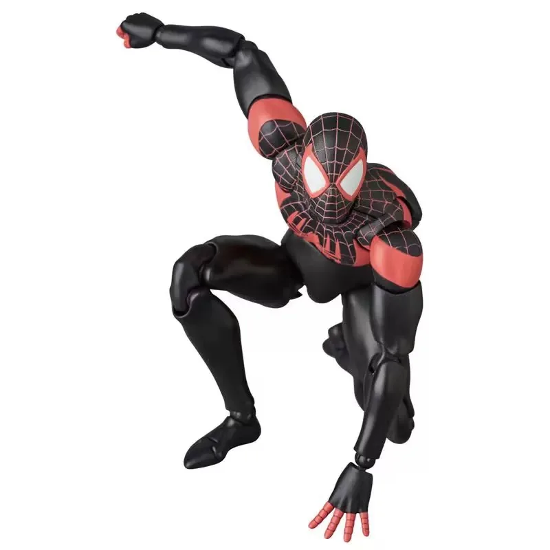CT MAFEX No.092 Spider-Man Miles Morales Action Figure Ultimate Spiderman Figurine PVC Collection Comics Maf Miles Model Toys - Image 6