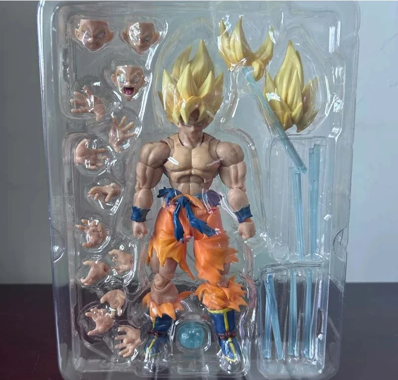 Dragon Ball Z Son Goku SSJ Battle Damage Legendary Super Saiyan Action Figure Model Toys Joint Movable Doll Christmas Present - Image 13