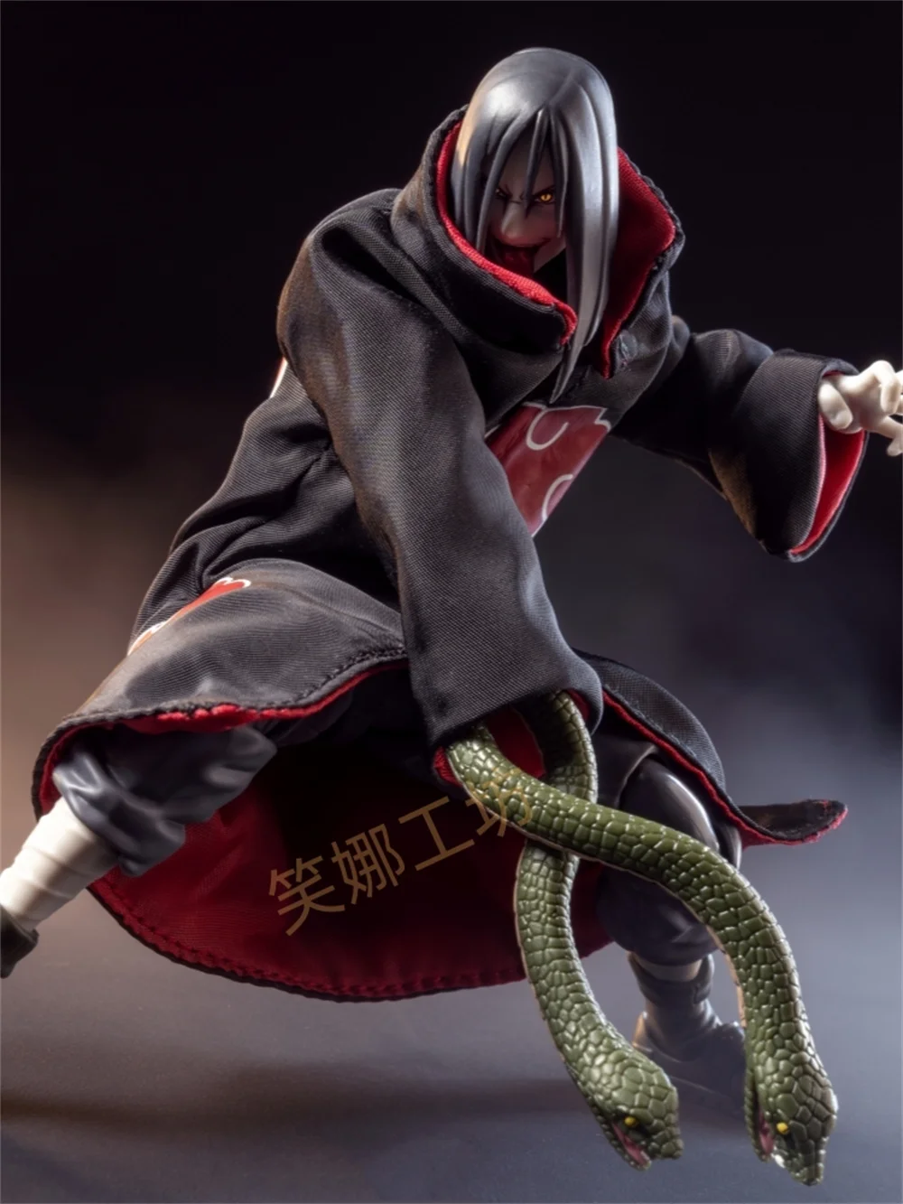 Handmade 1/12 Classic Japanese Anime Characters Same Style Mini Robe Skirt Bamboo Hat Accessory For SHF Action Figure Body