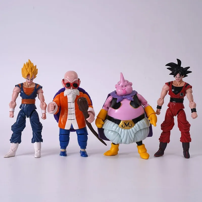 Hot-blooded Super Anime Action Figures Set - Son Goku Son Gohan Vegeta Frieza - Collectible Assembly Model Toys Gift for Kids - Image 5