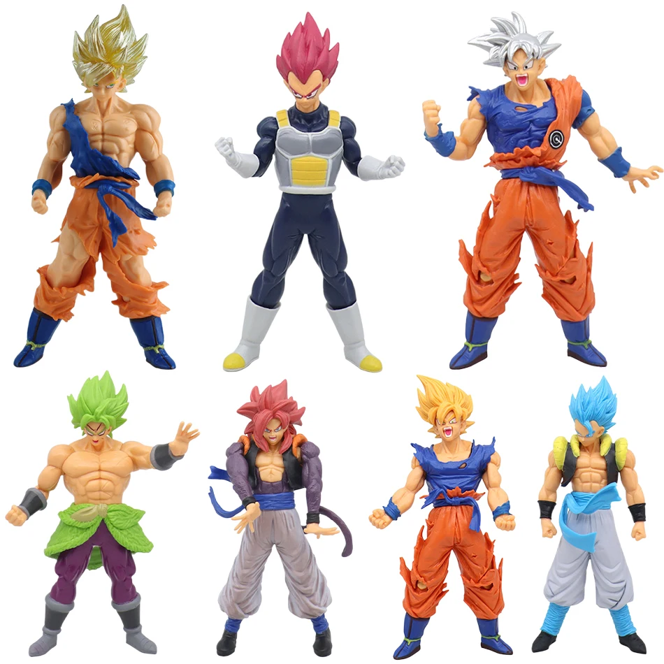 15-18cmAnime Dragon Ball Z Figure Super Saiyan Goku Vegeta Tien Shinhan Vegetto Action Figure Pvc Statue Collection Model Toys - Image 3