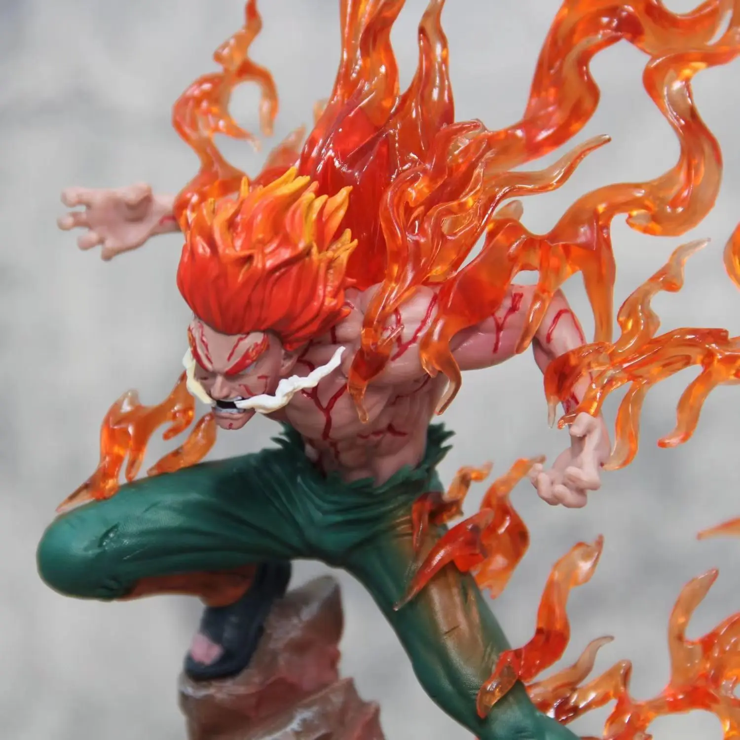 26cm Naruto Might Guy Figure Ten Years of Shinobi Anime Action Figure With Light Immortal Sitting Pvc Model Collection Toy Gift - Image 6