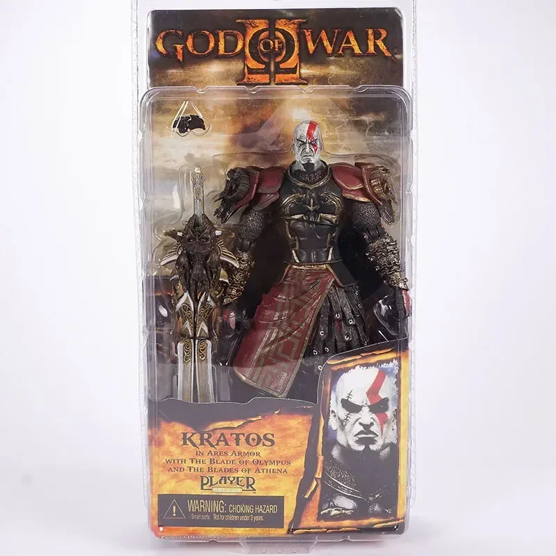 Classic Game NECA God of War 2 II Kratos In Ares Armor W Blades 7" PVC Action Figure Toy Hot Retail - Image 4