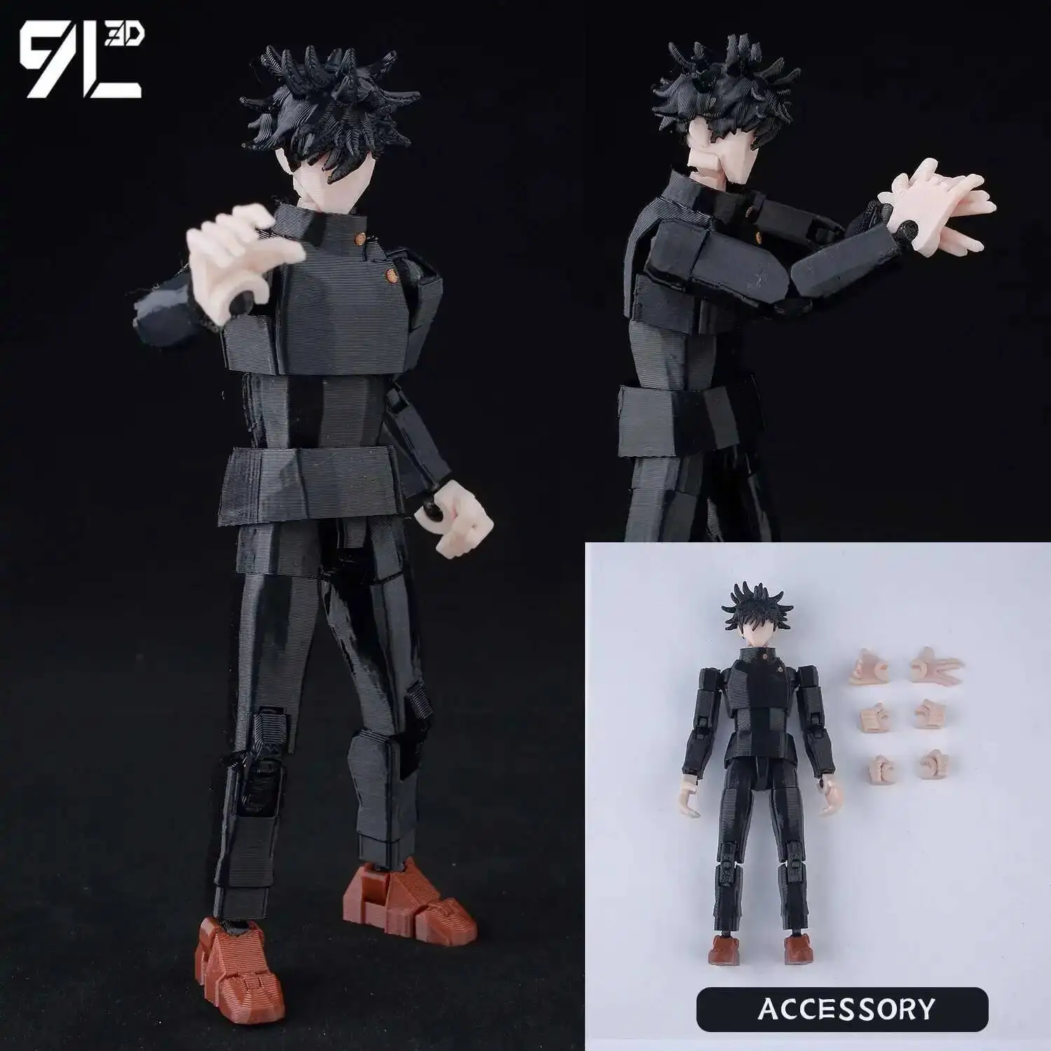 9L3D Lucky13 Gojo Sukuna Jujutsu Fushiguro Toji Gojo Satoru Action Figure Dummy13 T13 Multi-Jointed Collectible Toys Titan13 - Image 7