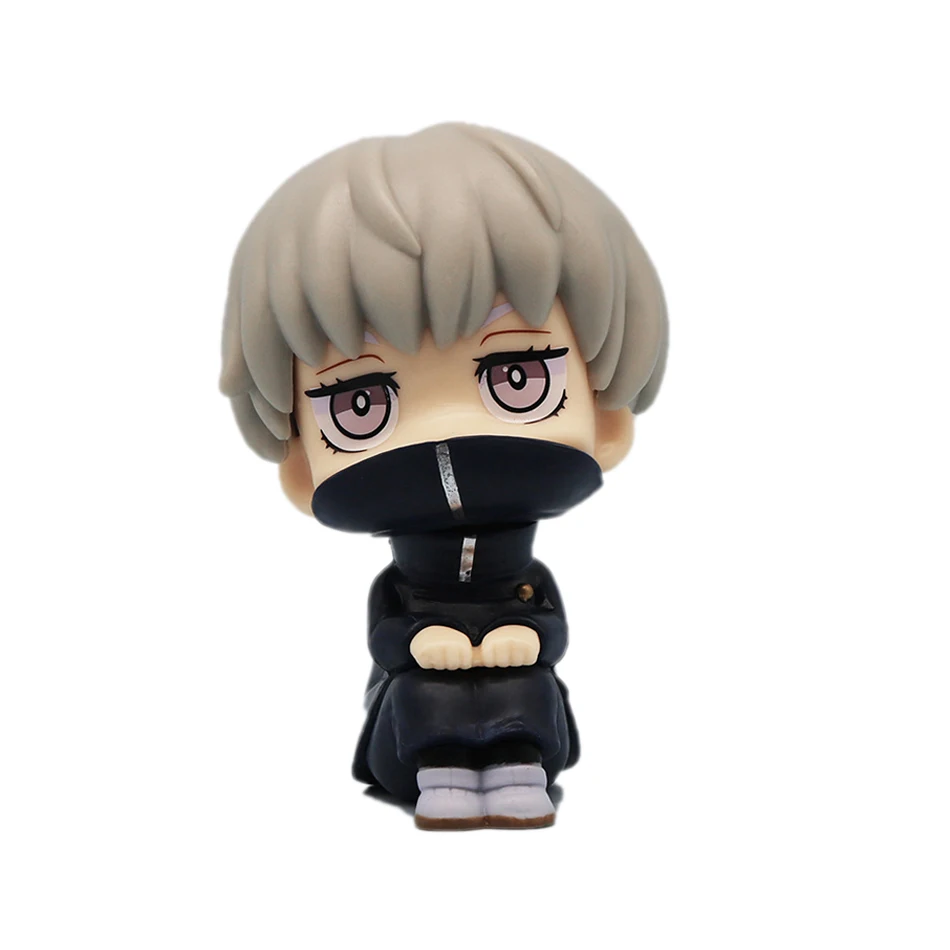 10cm Jujutsu Kaisen Mini Figures Satoru Gojo Figure Action Geto Suguru Figurine Q Version Anime Model PVC Collection Toys Statue - Image 7