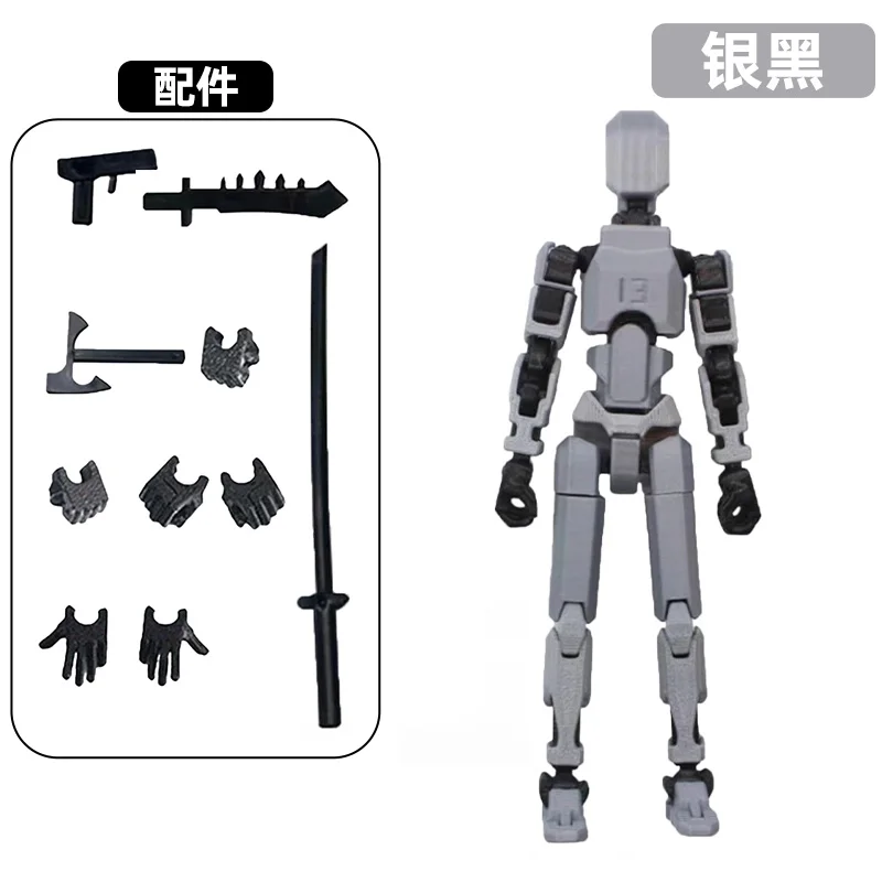 Dummy 13 Action Figure Toys for Kids Lucky 13 Multi Jointed Movable Shapeshift Robot 3D Printed Man Action Figures Children Toy - Image 18