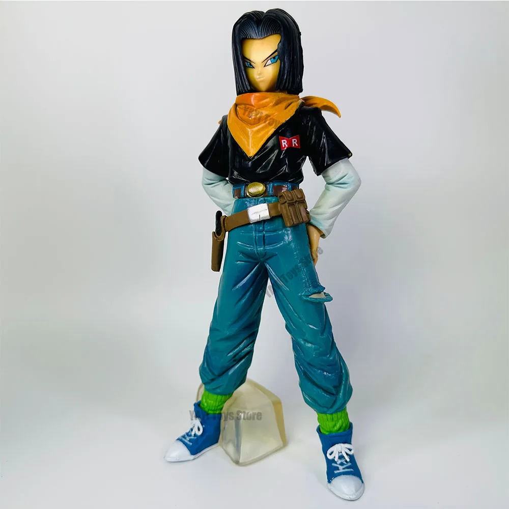 25CM Anime Dragon Ball Z Android 17 18 Figure Android 18 PVC Action Figures Collection Model Toys for Children Christmas Gifts - Image 6