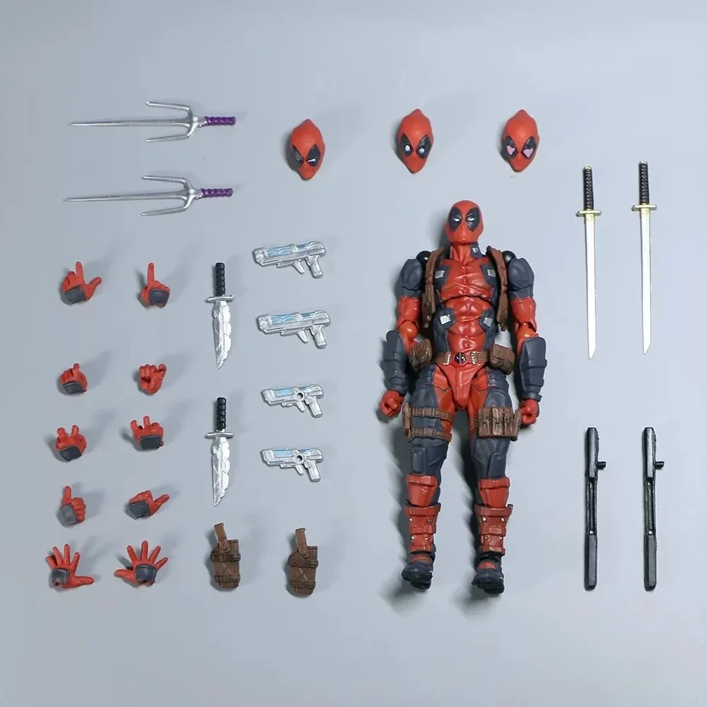 Cheap Limit Sale 15cm X-MAN DeadPool AMAZING YAMAGUCHI BJD Joints Moveable Action Figure Model Toys