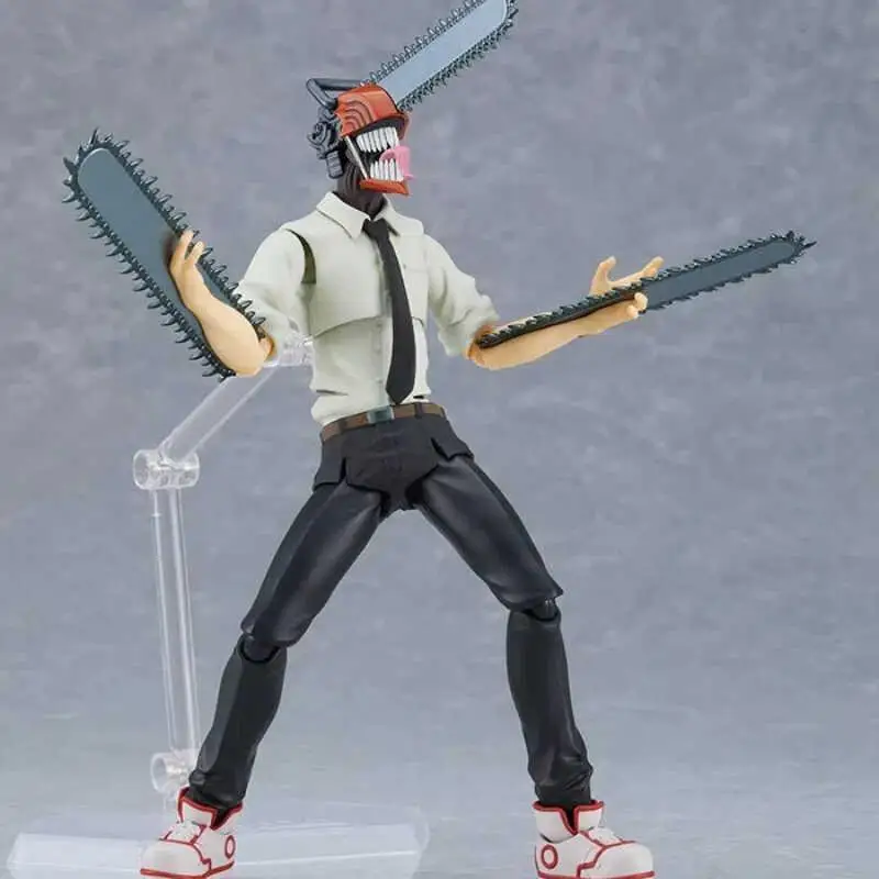 15cm Chainsaw Man Anime Figures Denji Action Figure Figma 586 Statue Model Doll Collection Toys Gifts - Image 4
