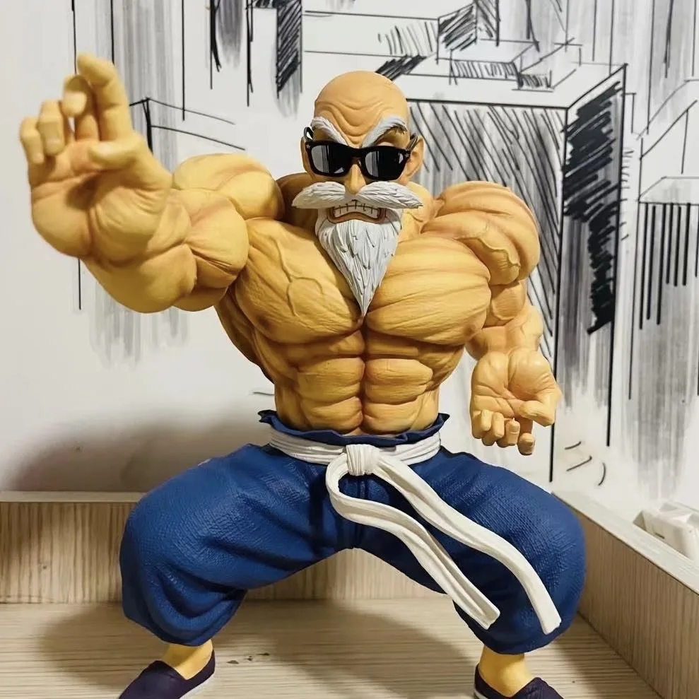 9cm Anime Dragon Ball Mini Figure Goku Kame Sennin Figurine Muscle Master Roshi PVC Action Figure Model Children Dolls Gift Toys