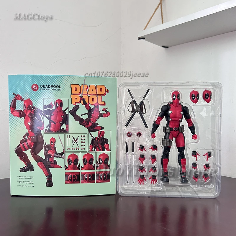 Mafex 082 X-Men Deadpool Action Figure Comic Version Collectable Model Toy Doll Gift - Image 6