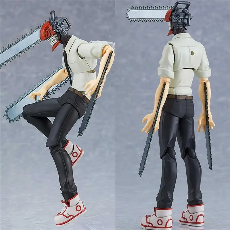 15cm Chainsaw Man Anime Figures Denji Action Figure Figma 586 Statue Model Doll Collection Toys Gifts - Image 6