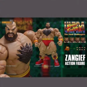 Street Fighter Zangief Articulated Action Figure Collectible Model Toys 22cm
