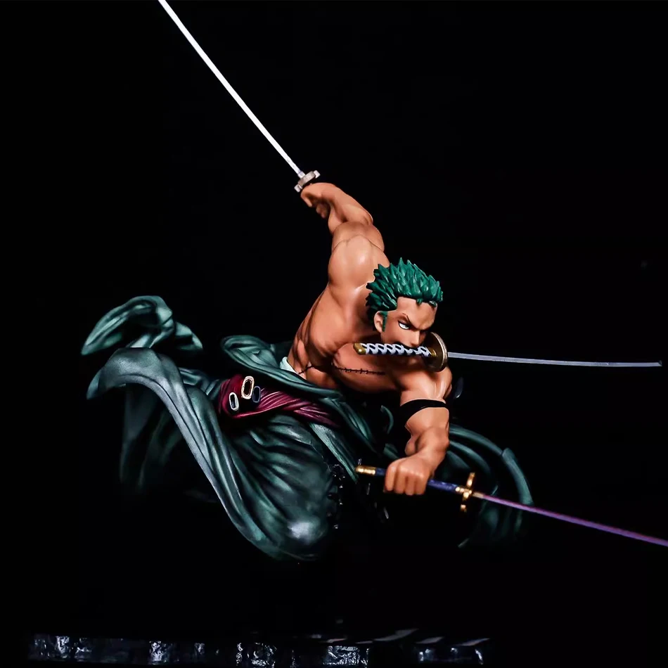 One Piece 10CM Figure Toys Anime GK Roronoa Zoro Three-blade Sa-maximum PVC Action Collection Figurine Models Dolls Gifts Kids - Image 6