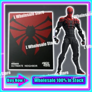 In Stock Mess Toys Superior Symbiote Scarlet Spider Ct Toys Spiderman Daredevil Batman Wolverine Anime Action Figure Gifts Toys