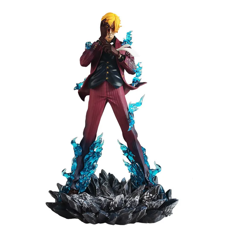 One Piece Sanji Anime Figure GK Statue Hand Made Cartoon Surrounding Desktop Office Ornament Birthday Gift 25cm Anime Model - Image 6