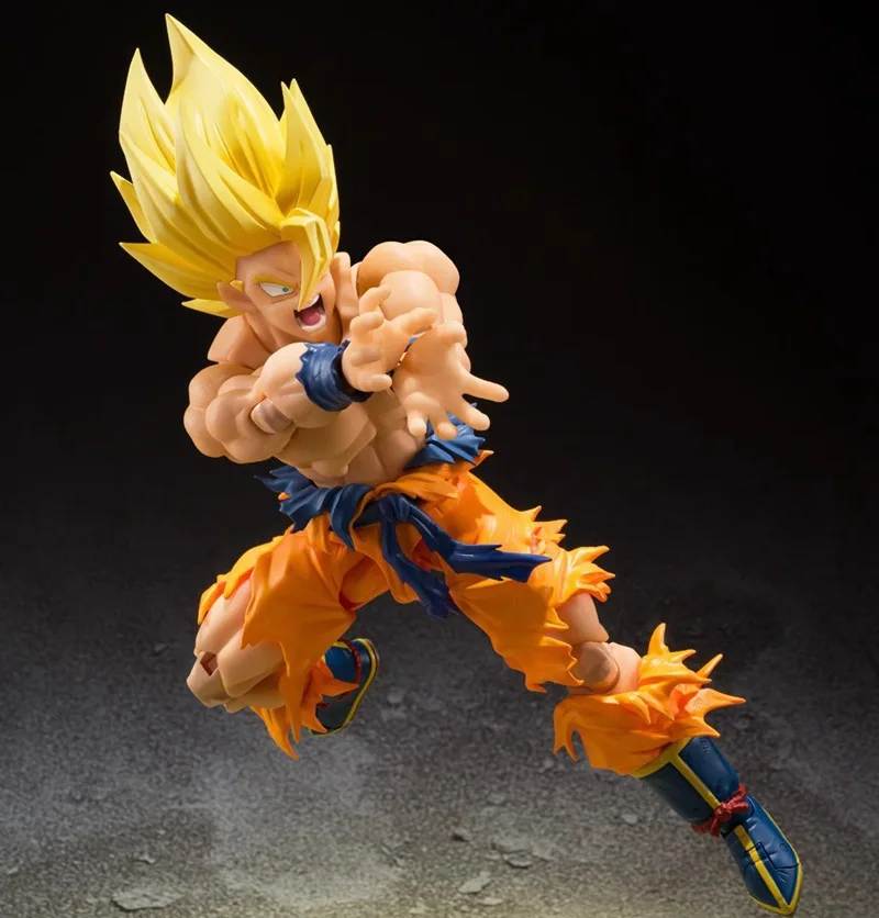 Dragon Ball Z Son Goku SSJ Battle Damage Legendary Super Saiyan Action Figure Model Toys Joint Movable Doll Christmas Present - Image 4
