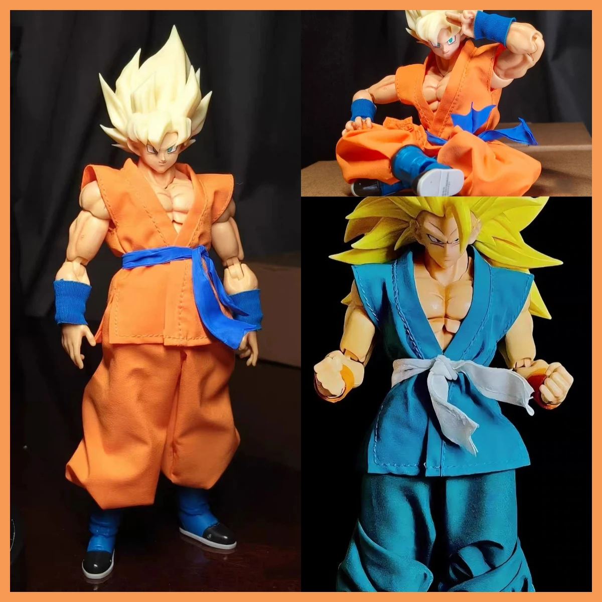 Handmade 1/12 Scale Male Soldier Classic Character Vest Top Pants Wrist Protection Waist Belt Set for SHF Action Figure