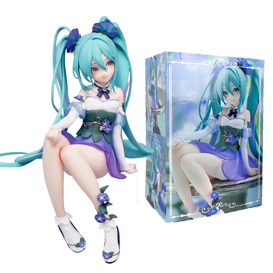 New Hatsune Miku Anime Figure Toys Flower Fairy MIKU 3 Kinds Kawaii Cartoon PVC Action Figurine Model Dolls Birthdays Gifts Kids - Image 9