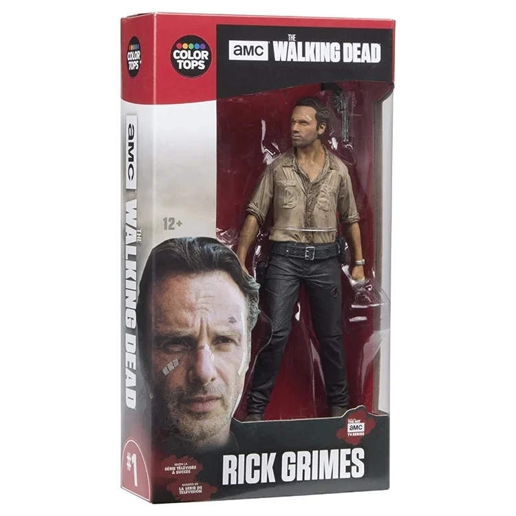 10cm The Walking Dead Season 8 Rick Grimes Daryl Dixon Negan Hot Action figure toys collection doll Christmas gift with box - Image 3