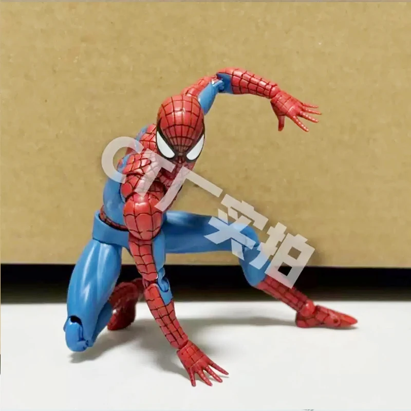 Ct Toys Spiderman Mafex 185 Classic Costume Anime Figure Ver Miles Morales 2099 Spider-man Action Figure Figurine Toys Kids Gift - Image 3