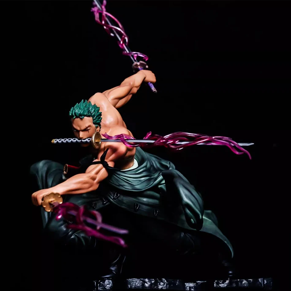 One Piece 10CM Figure Toys Anime GK Roronoa Zoro Three-blade Sa-maximum PVC Action Collection Figurine Models Dolls Gifts Kids - Image 5