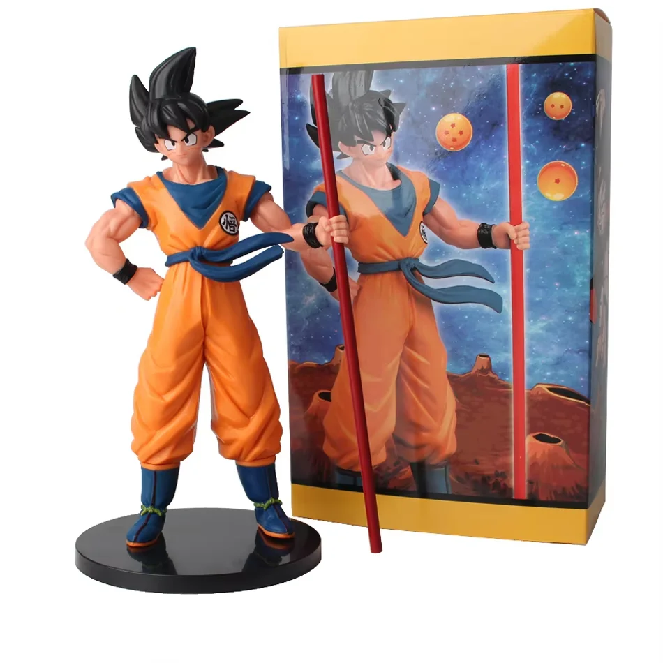 Hot Dragon Ball Son Goku Super Saiyan Anime Figure 22cm Goku DBZ Action Figure Model Gifts Collectible Figurines for Kids - Image 7