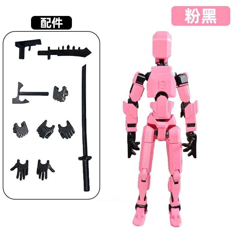 Dummy 13 Action Figure Toys for Kids Lucky 13 Multi Jointed Movable Shapeshift Robot 3D Printed Man Action Figures Children Toy - Image 14