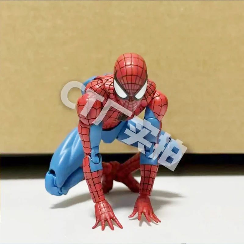 Ct Toys Spiderman Mafex 185 Classic Costume Anime Figure Ver Miles Morales 2099 Spider-man Action Figure Figurine Toys Kids Gift - Image 4