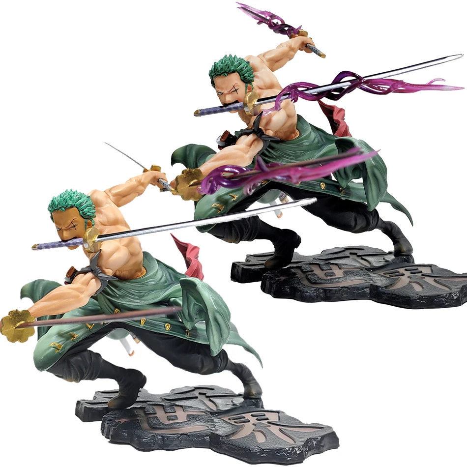 One Piece 10CM Figure Toys Anime GK Roronoa Zoro Three-blade Sa-maximum PVC Action Collection Figurine Models Dolls Gifts Kids - Image 9