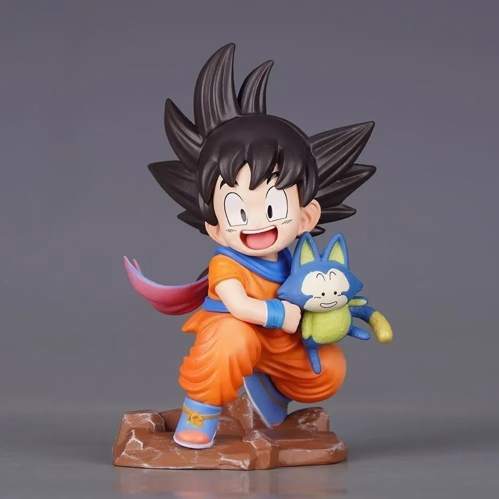10cm/3.93in Anime Dragon Ball Z Figure Goku Figure Goku Embrace Pura PVC Anime Collectible Model Toys Gifts