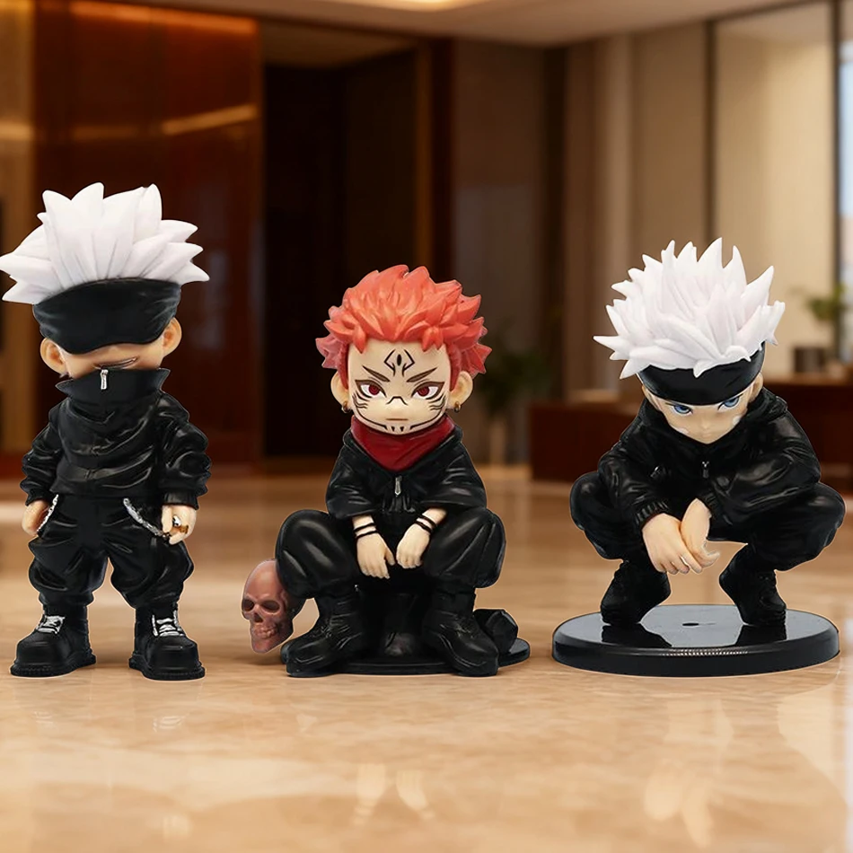 3 Style Jujutsu Kaisen Anime Figure Satoru Gojo Action Figure Lord of the Curse Sukuna Figurine Collection Model Doll Toys