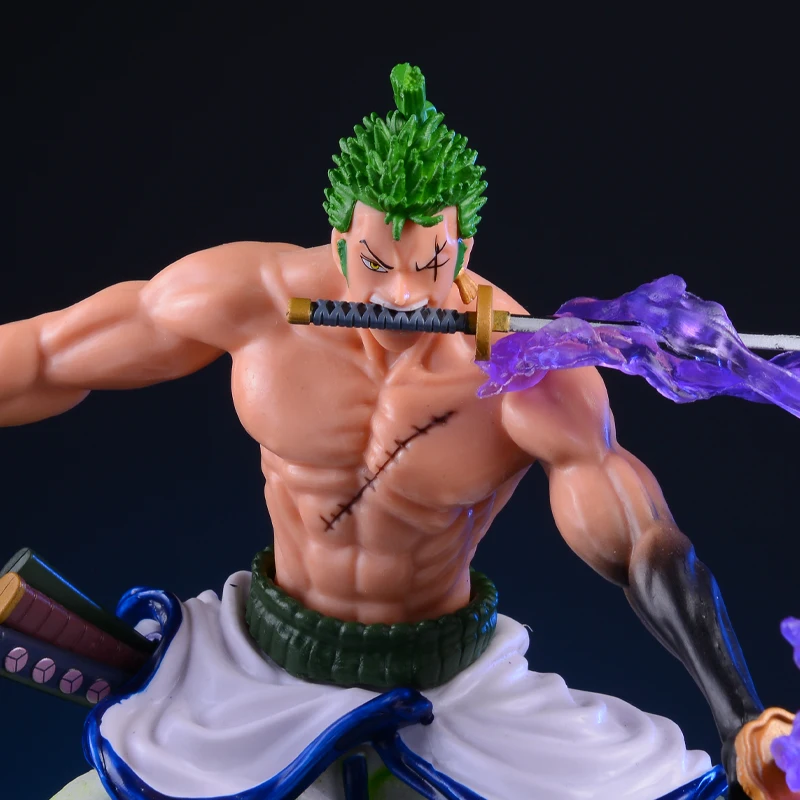 New 20cm One Piece Anime Figure GK Roronoa Zoro Action Figure PVC Collection Cartoon Model Doll Gift Toys Decoration - Image 5