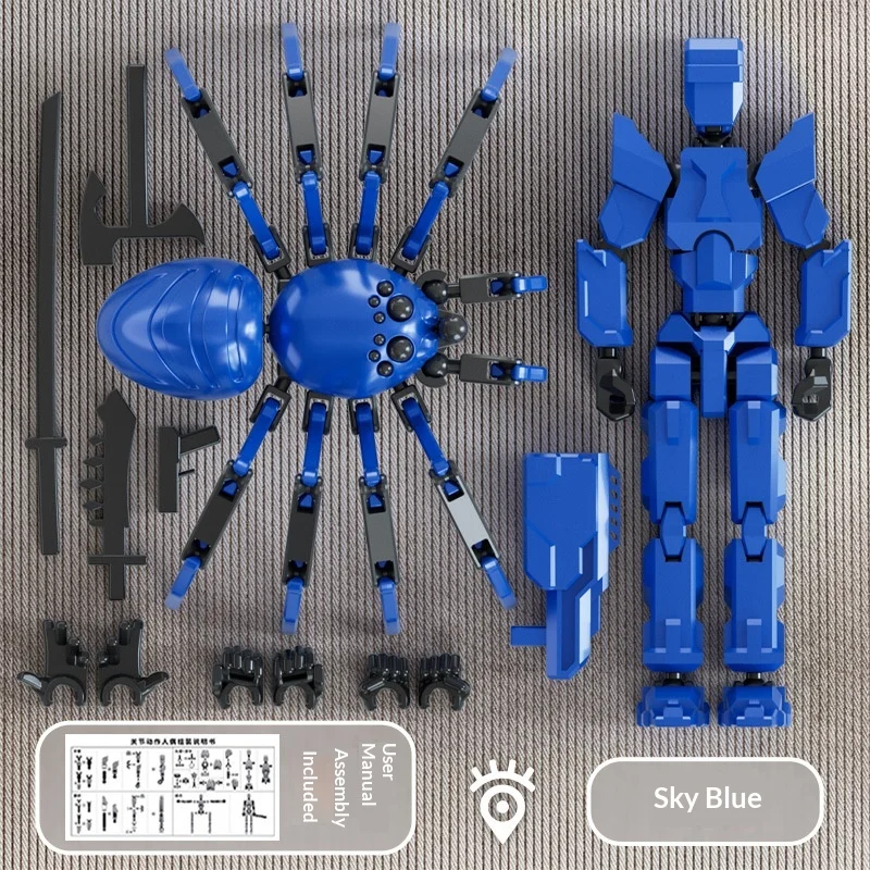 Multi-Jointed Movable Robot 3D Printed Mannequin Toy 13 Action Figure Full Body Movable Robot Toys Gifts For Children - Image 8