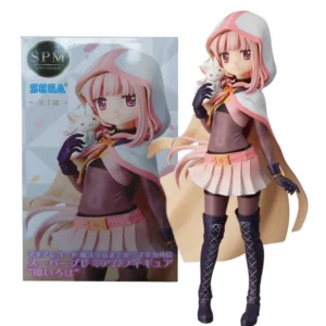 22cm Anime Puella Magi Madoka Magica Tamaki Lroha Figure ActionFace Changeable  Desktop×Decorate Collections Model Doll Toy