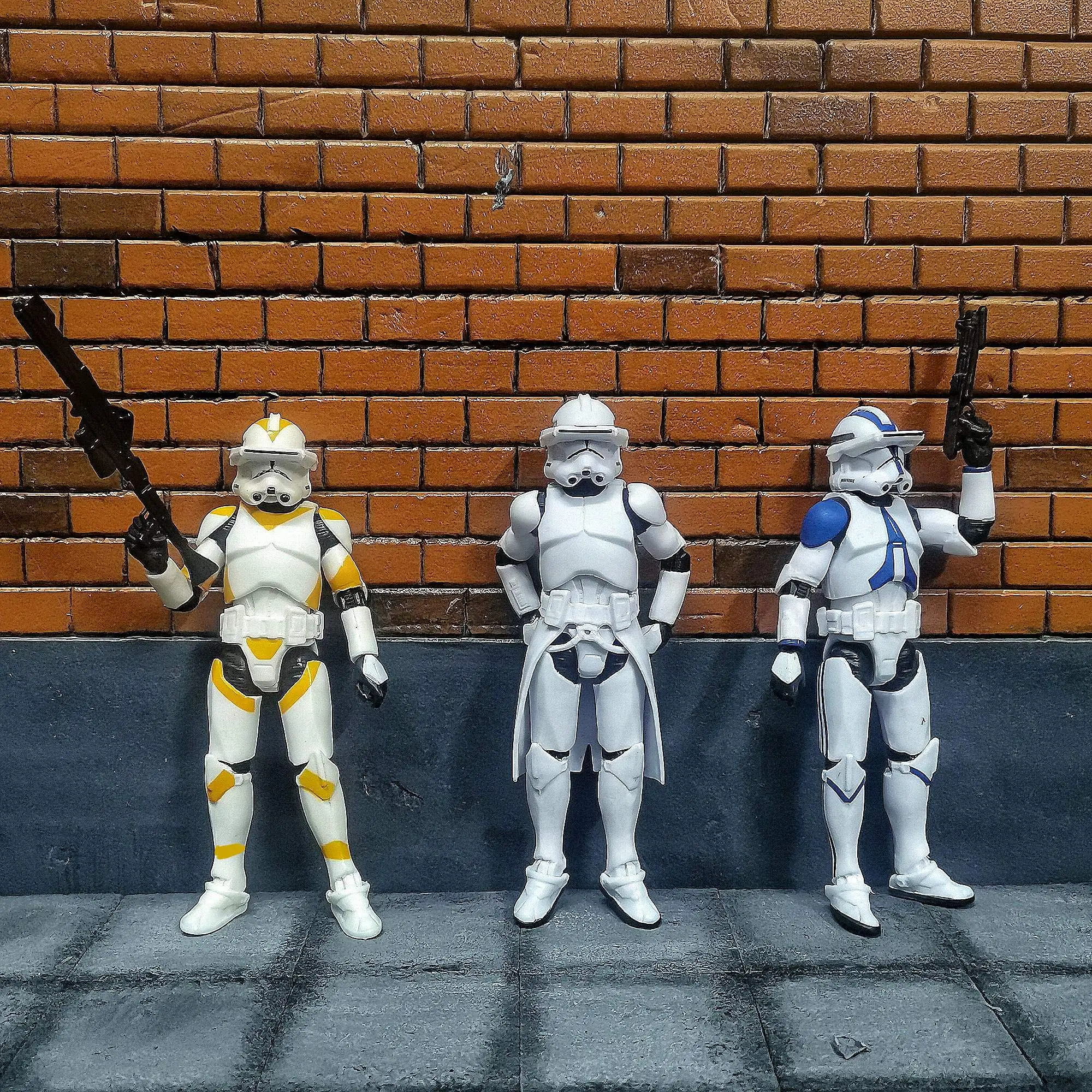 Star Wars 3.75 Inch 1/18 501st 212th 91st Clone Trooper Captian Rex Commander Neyo Action Figure Toys Model Loose - Image 5