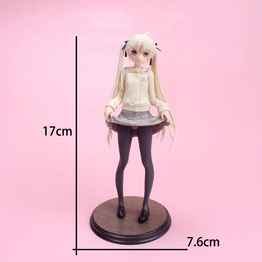 Anime Figure Cartoon kawaiii Yosuga no Sora Kasugano Sora sitting position Action Figure Host Computer Chassis Decor car Ornamen - Image 14