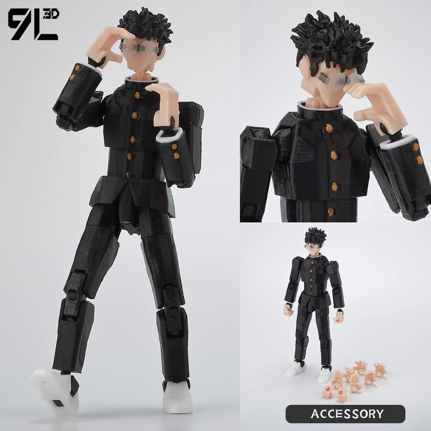 9L3D Dandadan Heroes AyaseMomo Dantalian LUCKY13 Titan13 Multi-Jointed T13 Dummy13 Anime Action Figure Collectible Toys Gifts - Image 9
