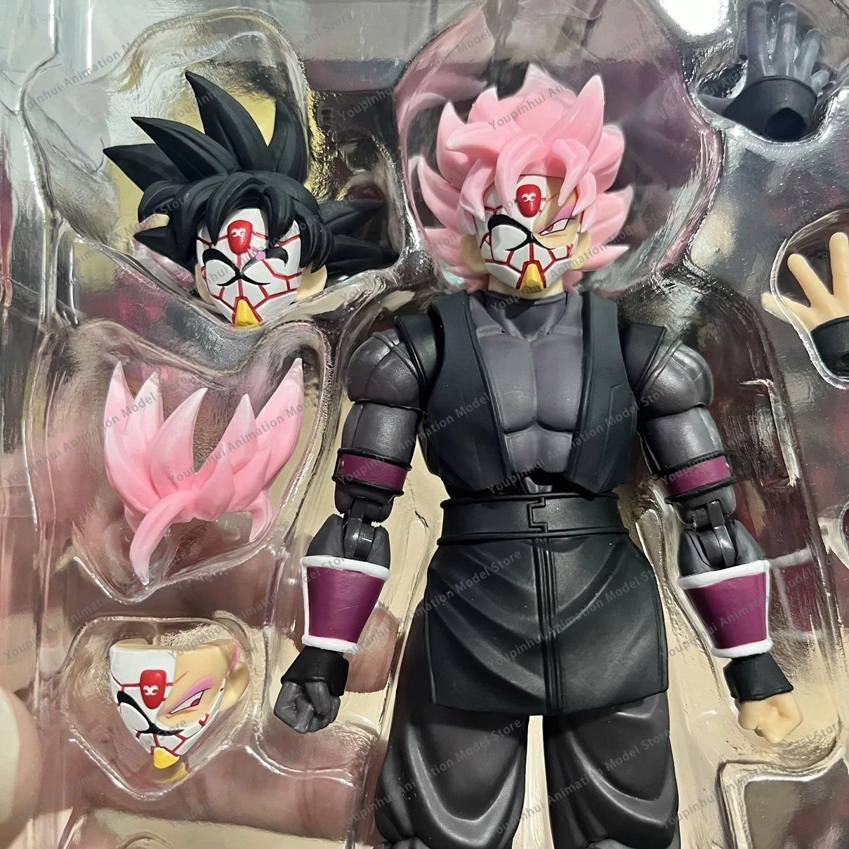 In Stock Dragon Ball Demoniacal Fit DF Ultimate Atrocious SHF Black Goku Zamasu Action Figure Toy Model Gift - Image 3