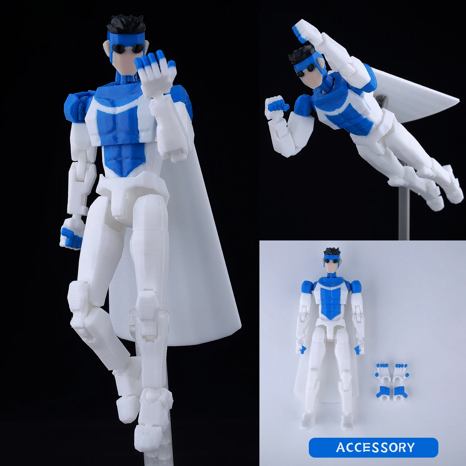 3d Printed Dummy13 Lucky 13 Invincible Conquest Anime Action Figures Mark Omni Man Cartoon Model Collectible Toys Gifts - Image 9
