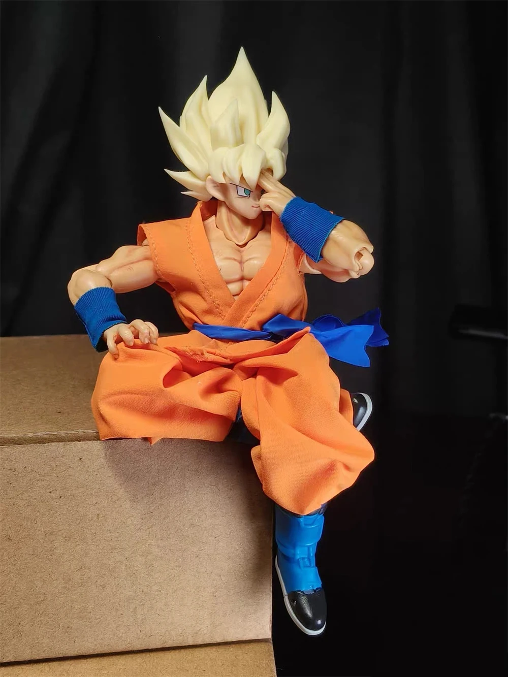 Handmade 1/12 Scale Male Soldier Classic Character Vest Top Pants Wrist Protection Waist Belt Set for SHF Action Figure - Image 4