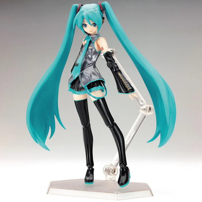 Hatsune Miku Anime Action Figures Movable Joints Contain The Props Desktop Decoration Collection PVC Model Toys Kids Gifts - Image 3