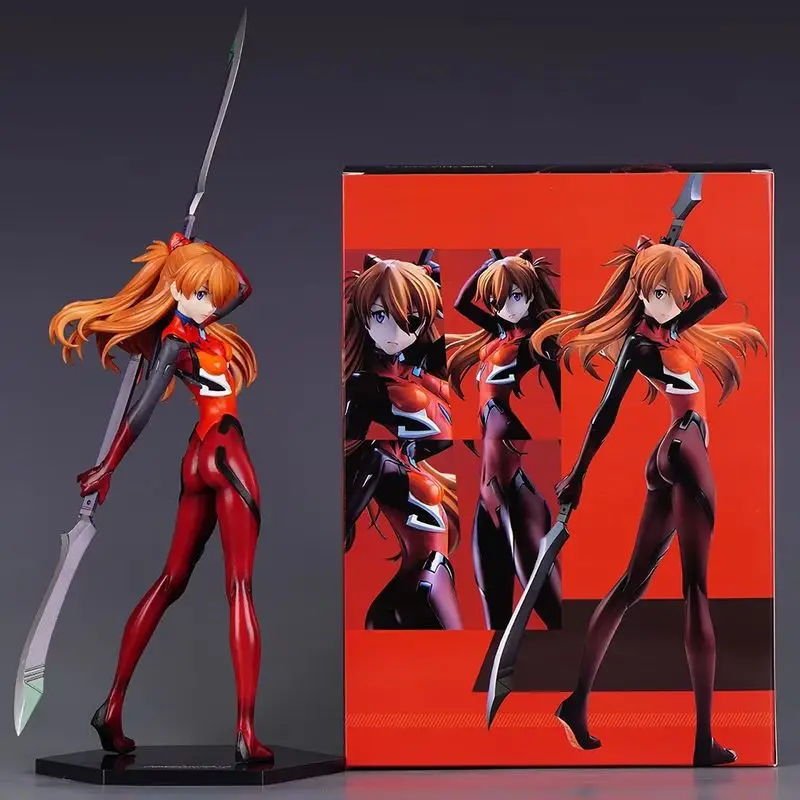 Anime Evangelion Asuka Langley Soryu Action Figure - Battle Dress Pretty Girl Collectible Toy Model for Fans - Image 4