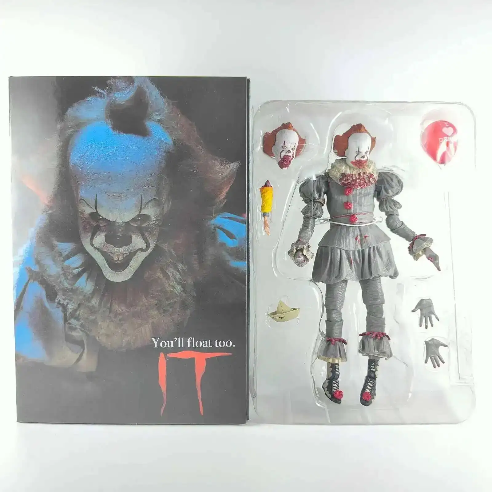 Joker Stephen King NECA Clown Pennywise Action Figure Toys For Halloween Decoration Gift