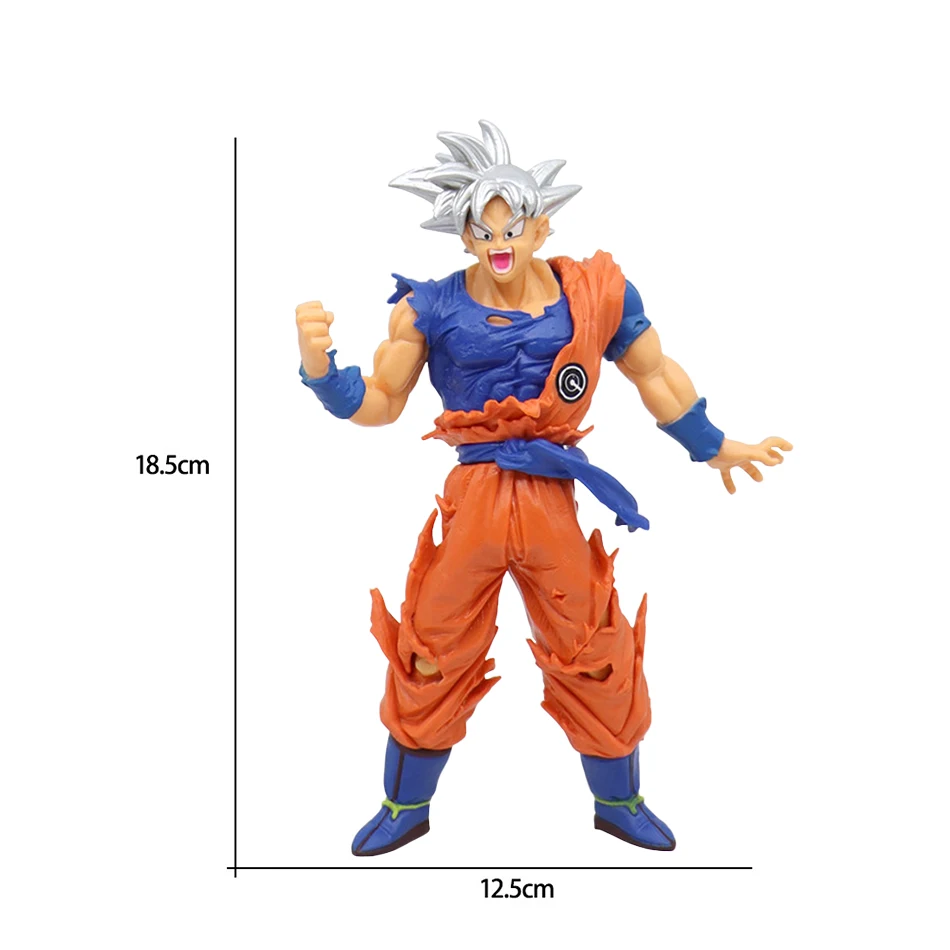 17-18CM Anime Dragon Ball Z Super Saiyan Son Goku Broly Vegeta Anime Action Figure Model Gifts Collectible Figurines for Kids - Image 5