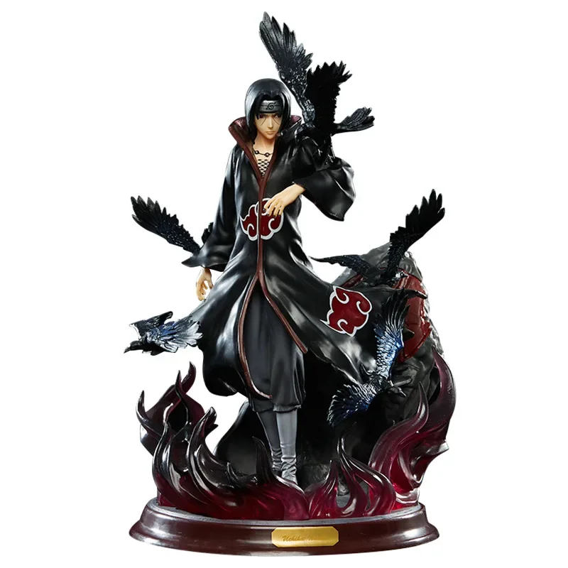 Naruto Anime Figure Uchiha Itachi Pvc Action Figure Toy Naruto Shippuden Uchiha Itachi And Crow Collection Model Toy 25cm - Image 3