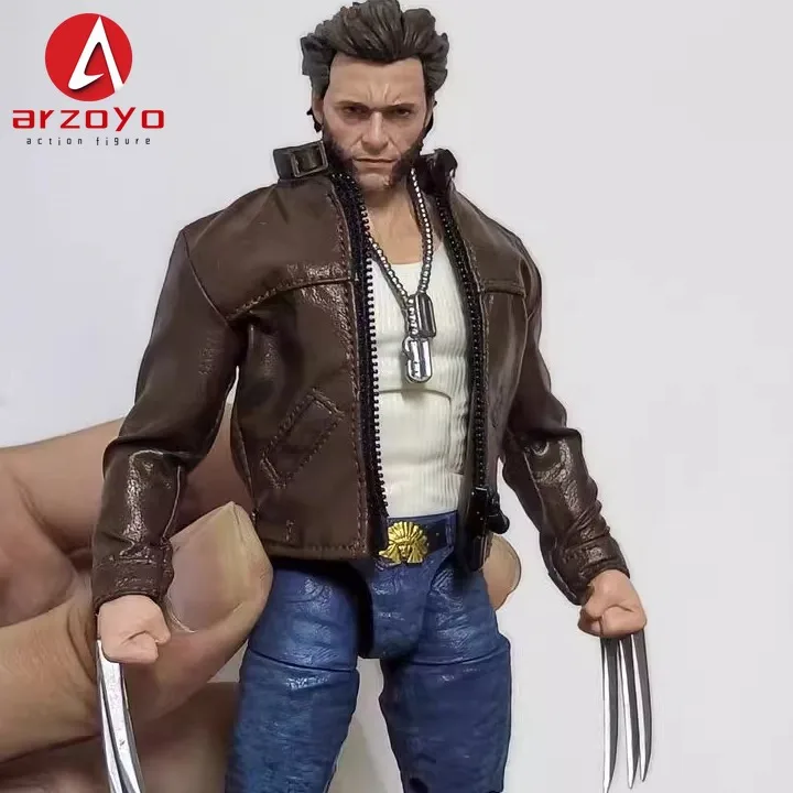 1/12 Scale Male Soldier Leather jacket Clothes Model Fit 6'' Logan Romankey Ant Notaman Male Soldier Action Figure Body - Image 3